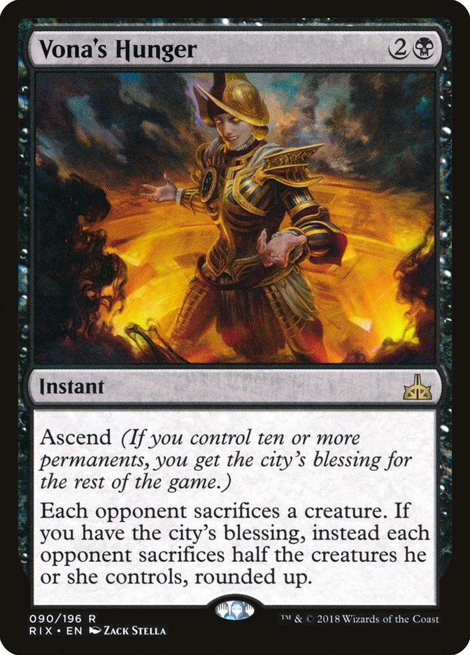 Vona's Hunger (90) [Rivals of Ixalan] | Odin's Place