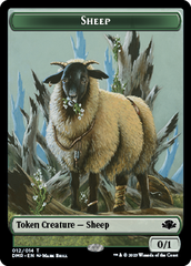 Insect // Sheep Double-Sided Token [Dominaria Remastered Tokens] | Odin's Place