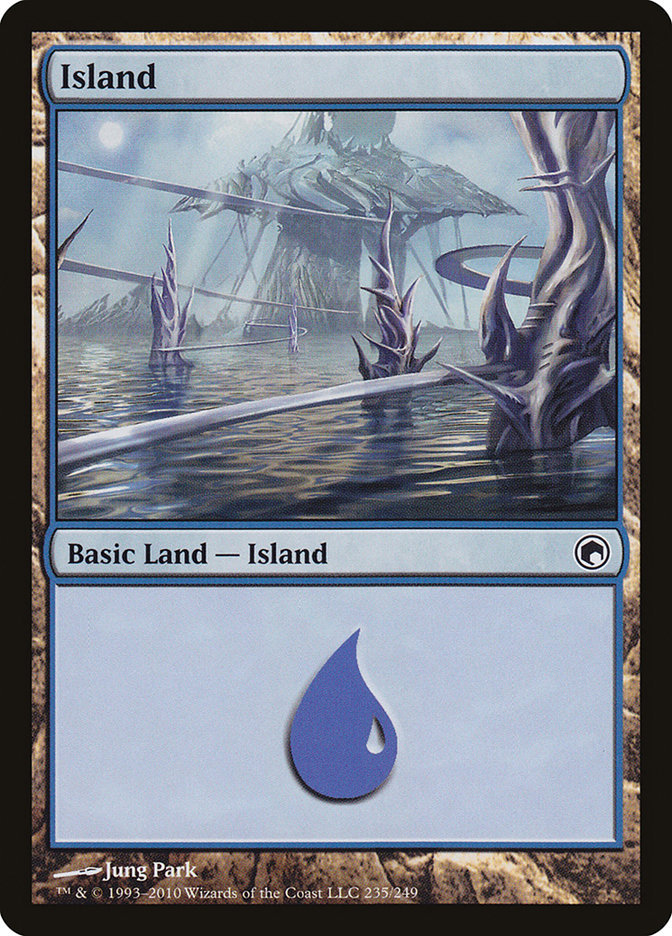Island (235) [Scars of Mirrodin] | Odin's Place