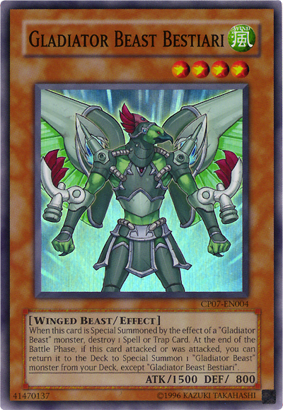 Gladiator Beast Bestiari [CP07-EN004] Super Rare | Odin's Place