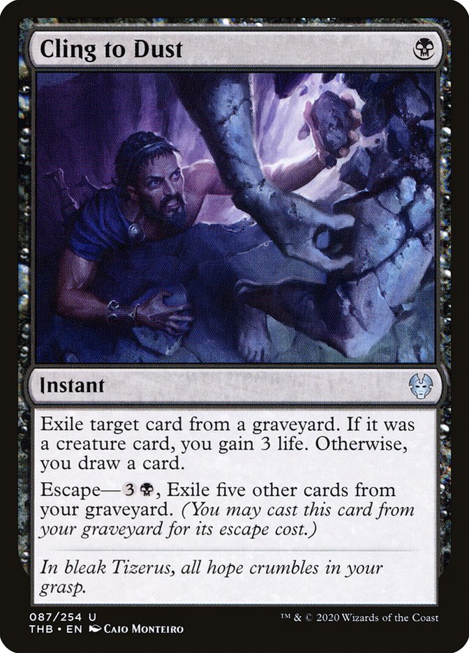 Cling to Dust [Theros Beyond Death] | Odin's Place