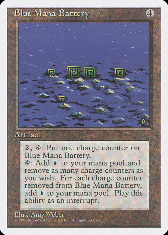 Blue Mana Battery (300) [Fourth Edition] | Odin's Place