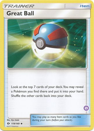 Great Ball (119/149) (Deck Exclusive #21) [Sun & Moon: Trainer Kit - Alolan Sandslash] | Odin's Place