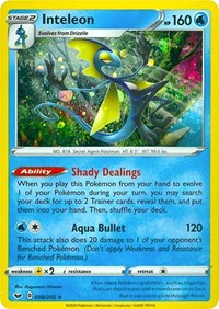 Inteleon (058/202) (Cosmos Holo) [Sword & Shield: Base Set] | Odin's Place