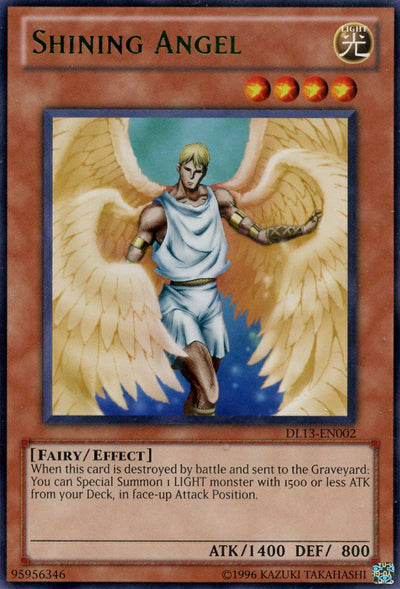 Shining Angel (Green) [DL13-EN002] Rare | Odin's Place