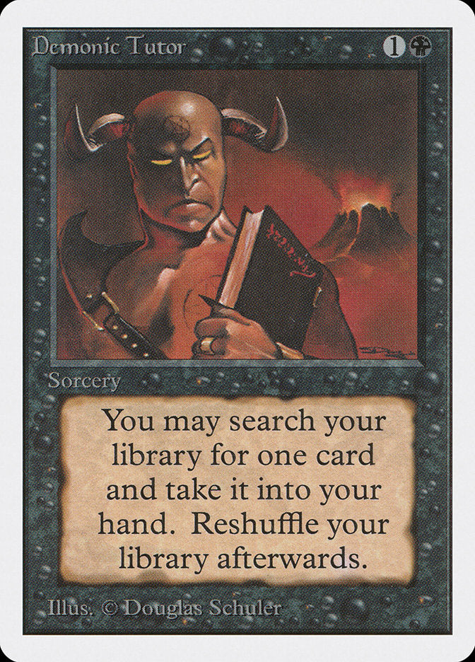 Demonic Tutor (105) [Unlimited Edition] | Odin's Place