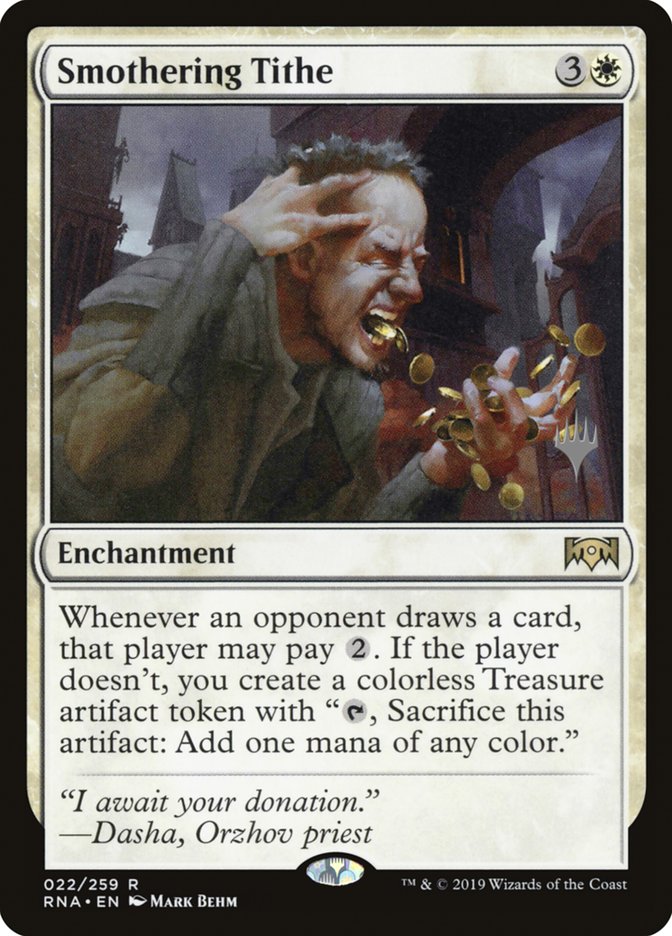 Smothering Tithe (Promo Pack) [Ravnica Allegiance Promos] | Odin's Place
