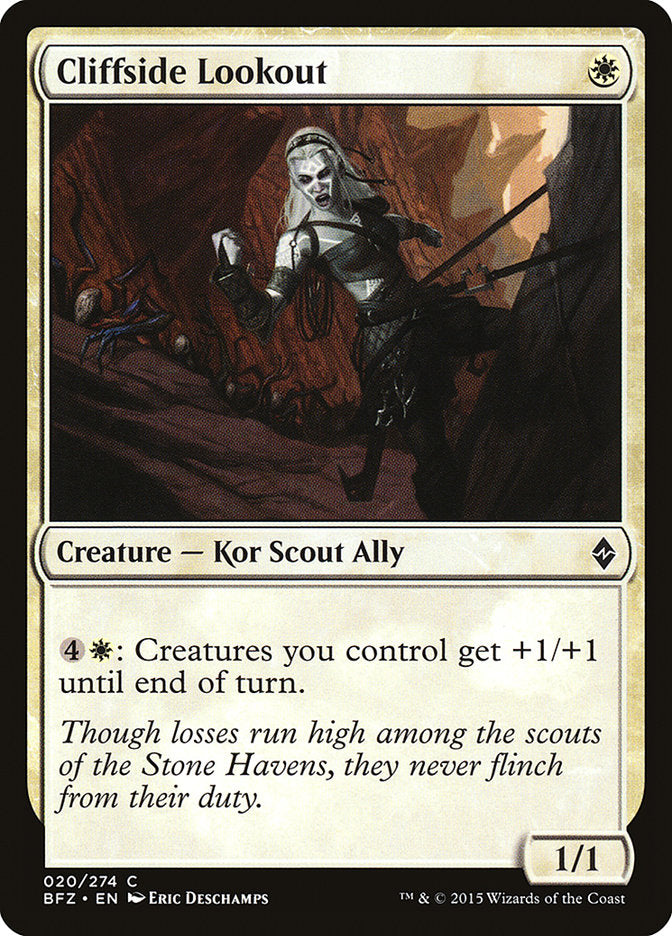 Cliffside Lookout (20) [Battle for Zendikar] | Odin's Place