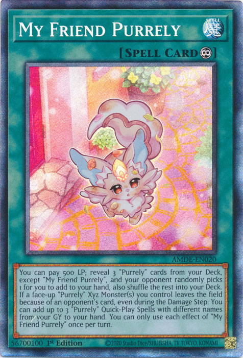My Friend Purrely [AMDE-EN020] Collector's Rare | Odin's Place