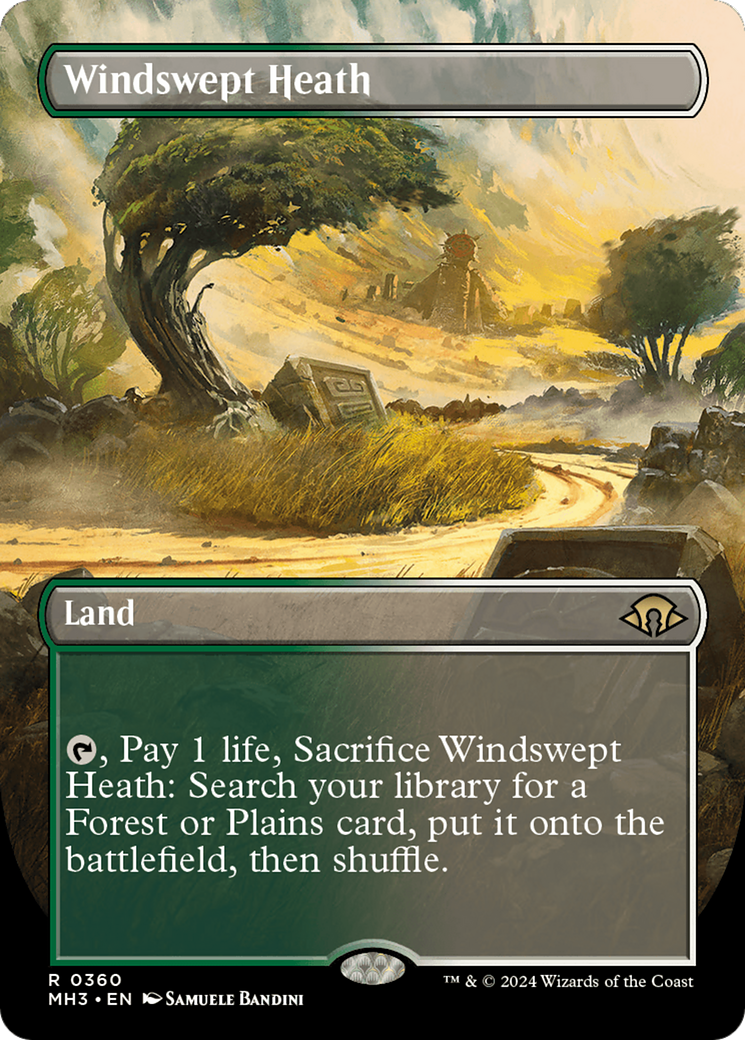 Windswept Heath (Borderless) [Modern Horizons 3] | Odin's Place
