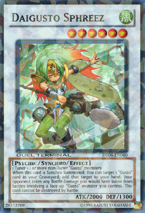 Daigusto Sphreez [DT06-EN040] Super Rare | Odin's Place