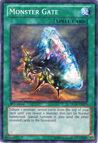 Monster Gate [BP01-EN079] Starfoil Rare | Odin's Place