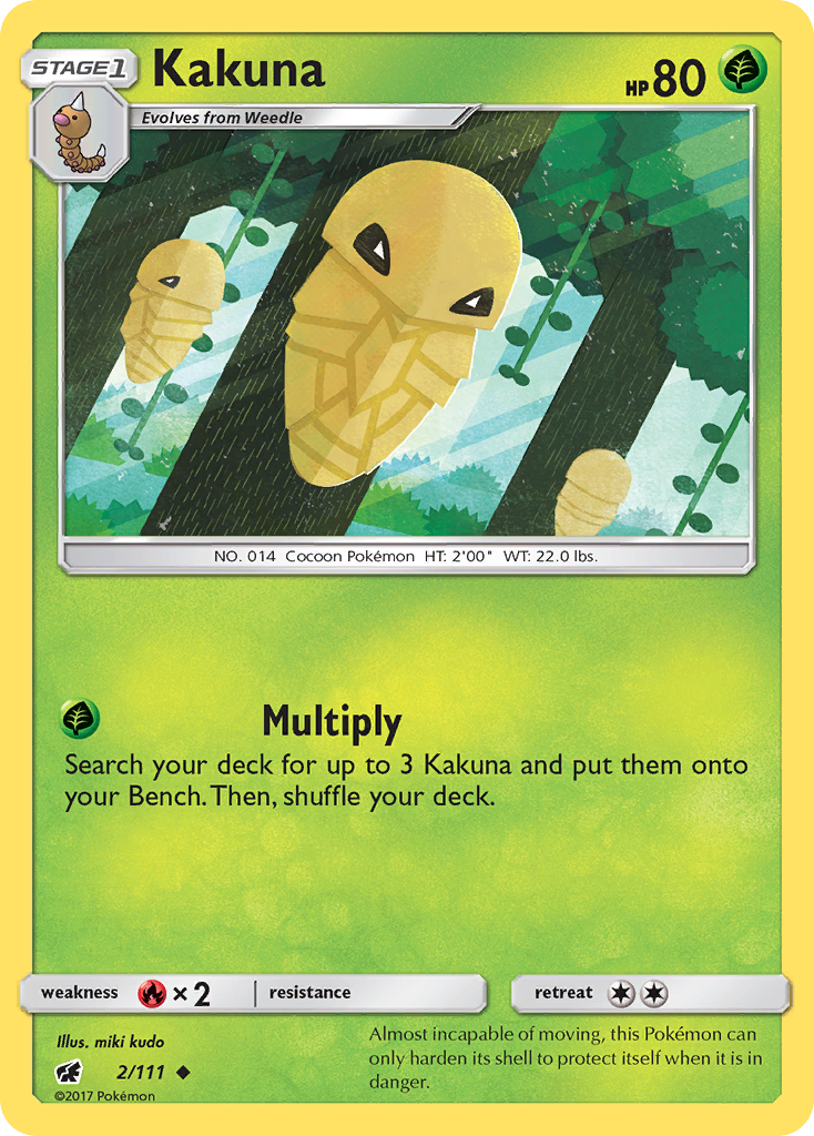 Kakuna (2/111) [Sun & Moon: Crimson Invasion] | Odin's Place