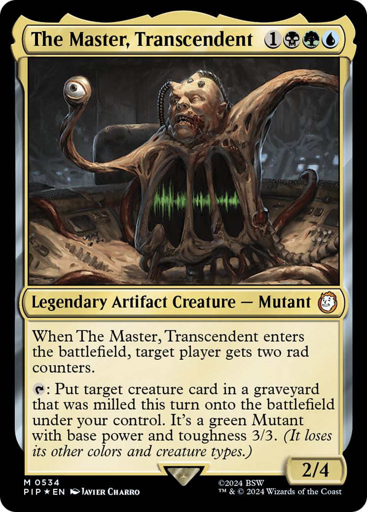 The Master, Transcendent (Surge Foil) [Fallout] | Odin's Place