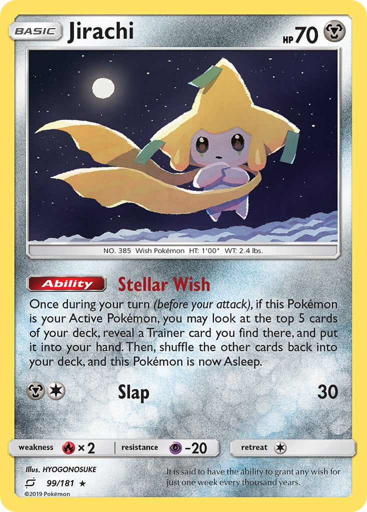 Jirachi (99/181) (Theme Deck Exclusive) [Sun & Moon: Team Up] | Odin's Place
