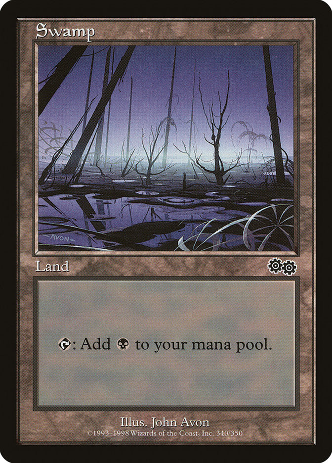 Swamp (340) [Urza's Saga] | Odin's Place