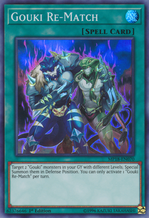 Gouki Re-Match [MP18-EN070] Super Rare | Odin's Place