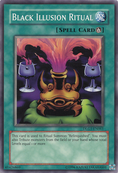 Black Illusion Ritual [DLG1-EN061] Common | Odin's Place
