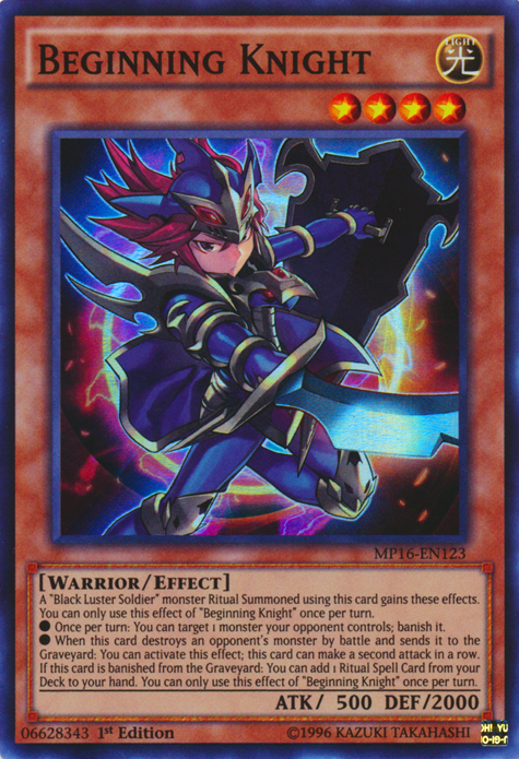 Beginning Knight [MP16-EN123] Super Rare | Odin's Place