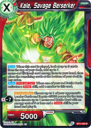 Kale, Savage Berserker (BT11-004) [Vermilion Bloodline] | Odin's Place