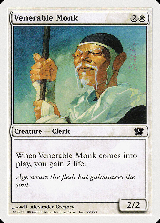 Venerable Monk (55) [Eighth Edition] | Odin's Place