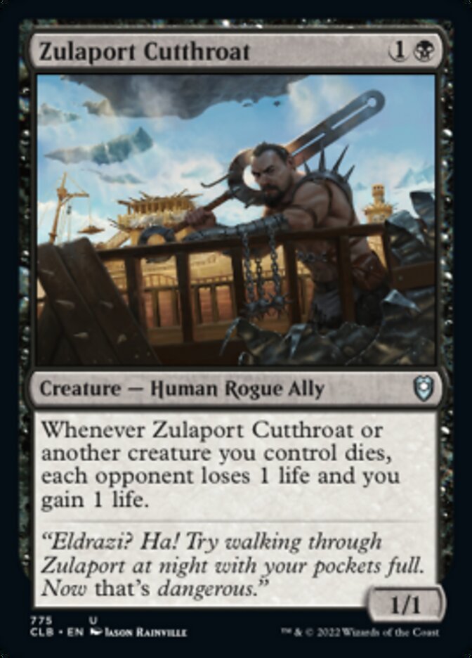 Zulaport Cutthroat [Commander Legends: Battle for Baldur's Gate] | Odin's Place
