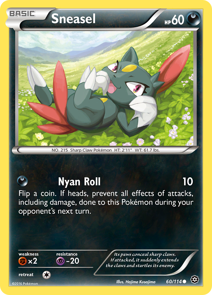 Sneasel (60/114) [XY: Steam Siege] | Odin's Place