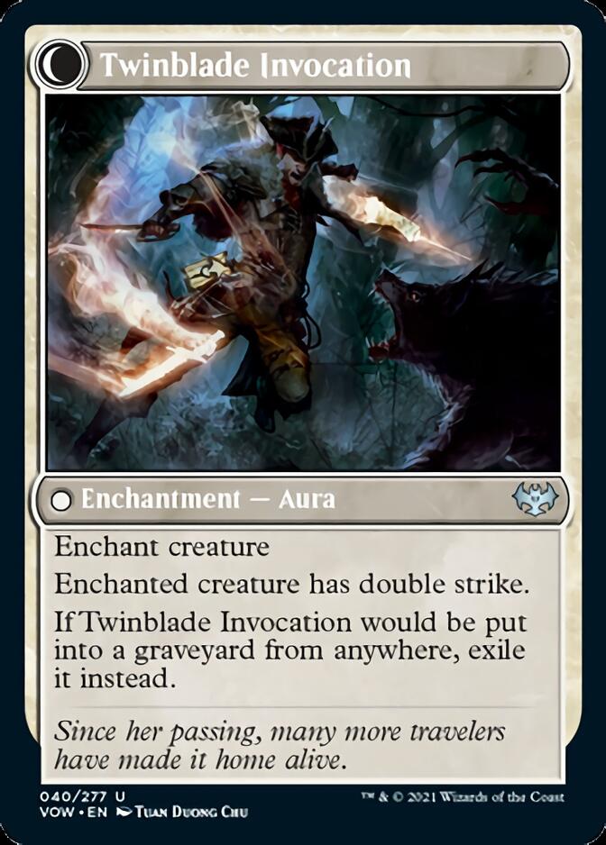 Twinblade Geist // Twinblade Invocation [Innistrad: Crimson Vow] | Odin's Place