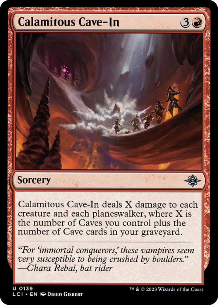 Calamitous Cave-In [The Lost Caverns of Ixalan] | Odin's Place
