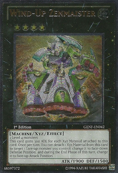 Wind-Up Zenmaister [GENF-EN042] Ultimate Rare | Odin's Place