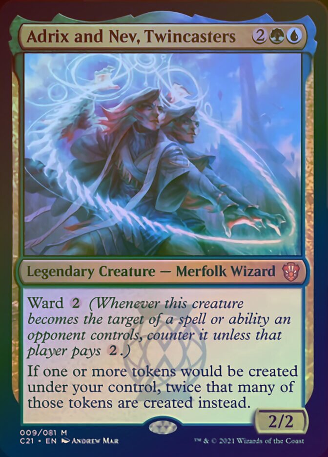 Adrix and Nev, Twincasters (Display Commander) [Commander 2021] | Odin's Place