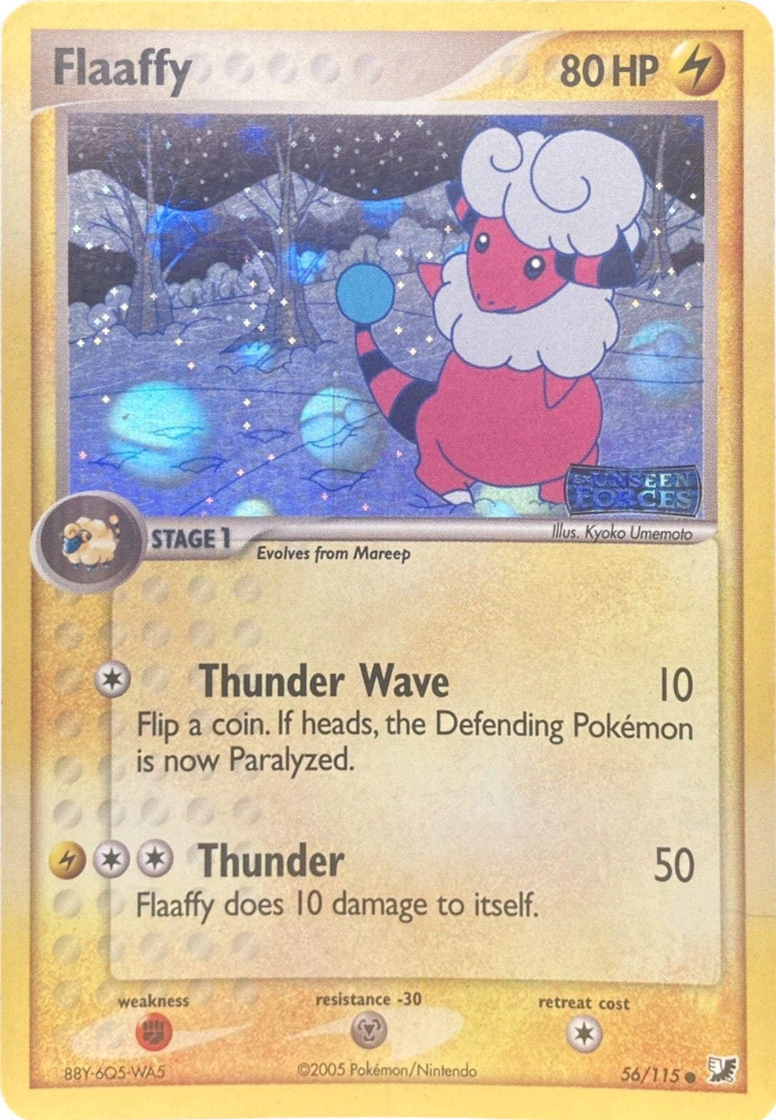 Flaaffy (56/115) (Stamped) [EX: Unseen Forces] | Odin's Place