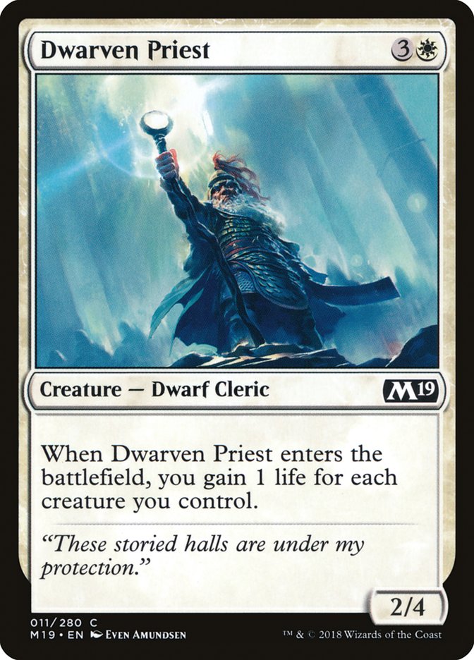 Dwarven Priest (11) [Core Set 2019] | Odin's Place