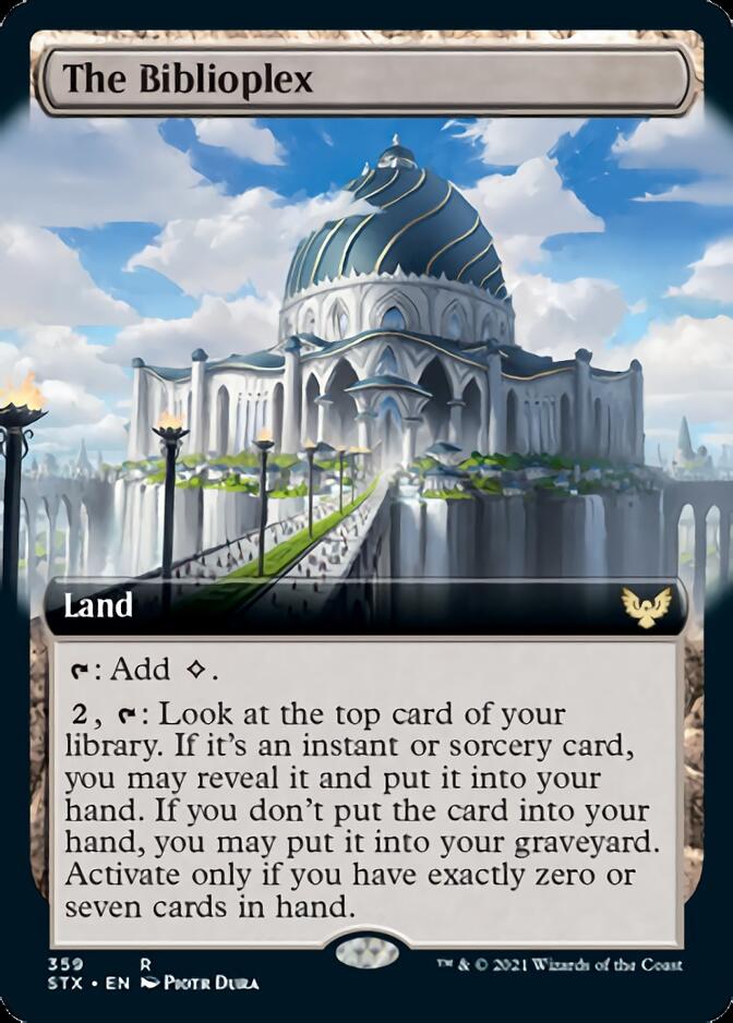 The Biblioplex (Extended Art) [Strixhaven: School of Mages] | Odin's Place