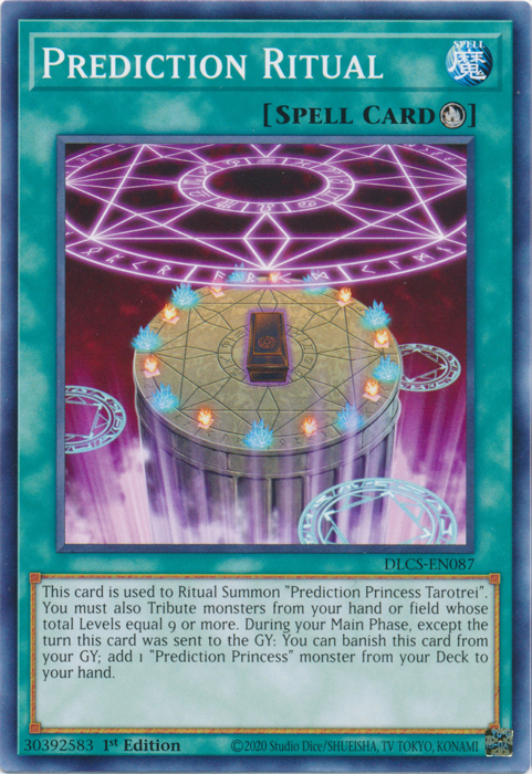 Prediction Ritual [DLCS-EN087] Common | Odin's Place