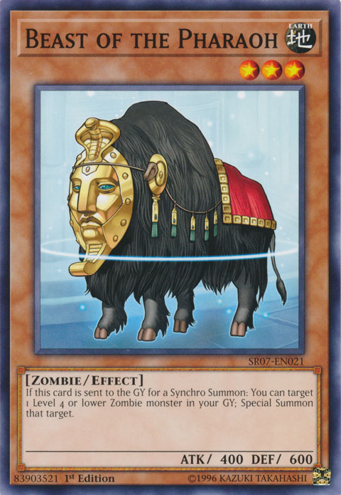 Beast of the Pharaoh [SR07-EN021] Common | Odin's Place