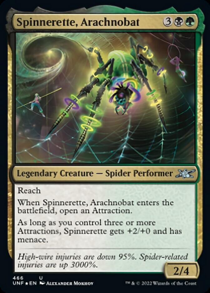 Spinnerette, Arachnobat (Galaxy Foil) [Unfinity] | Odin's Place
