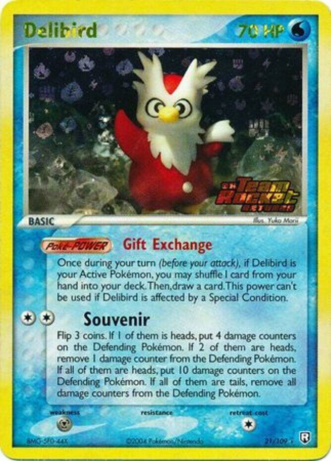 Delibird (21/109) (Stamped) [EX: Team Rocket Returns] | Odin's Place