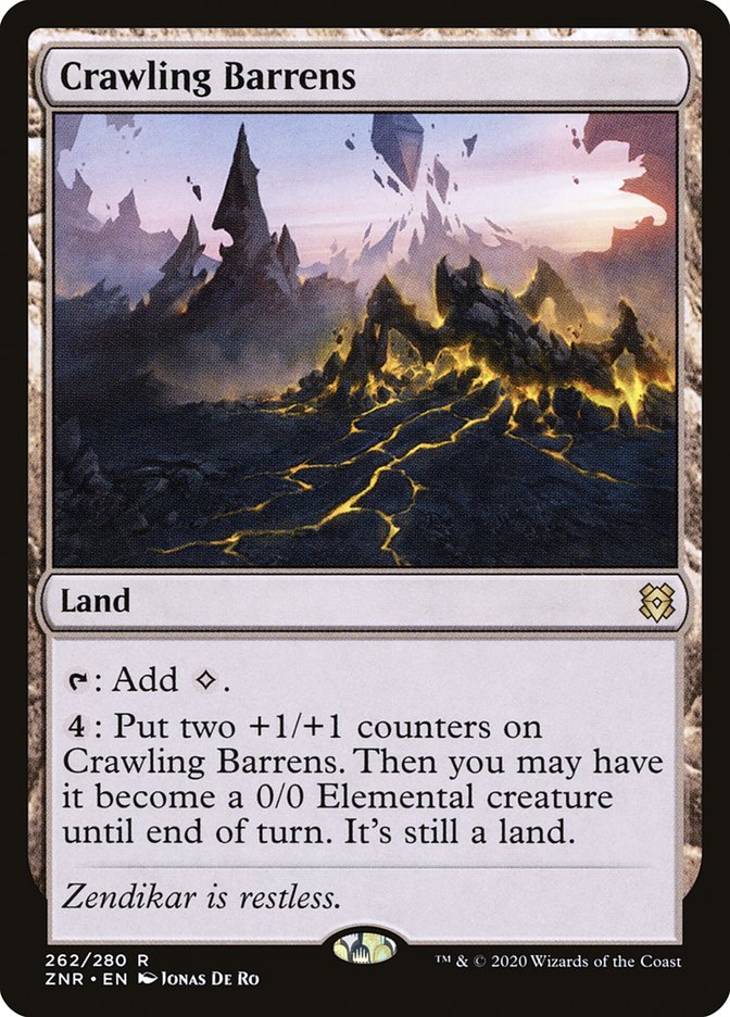 Crawling Barrens [Zendikar Rising] | Odin's Place