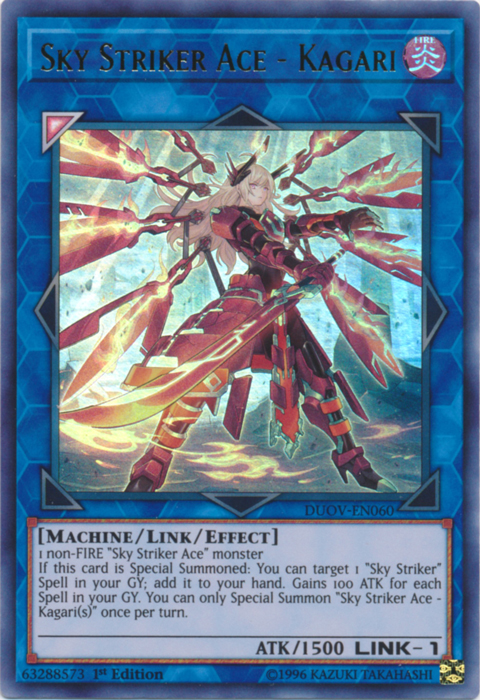 Sky Striker Ace - Kagari [DUOV-EN060] Ultra Rare | Odin's Place