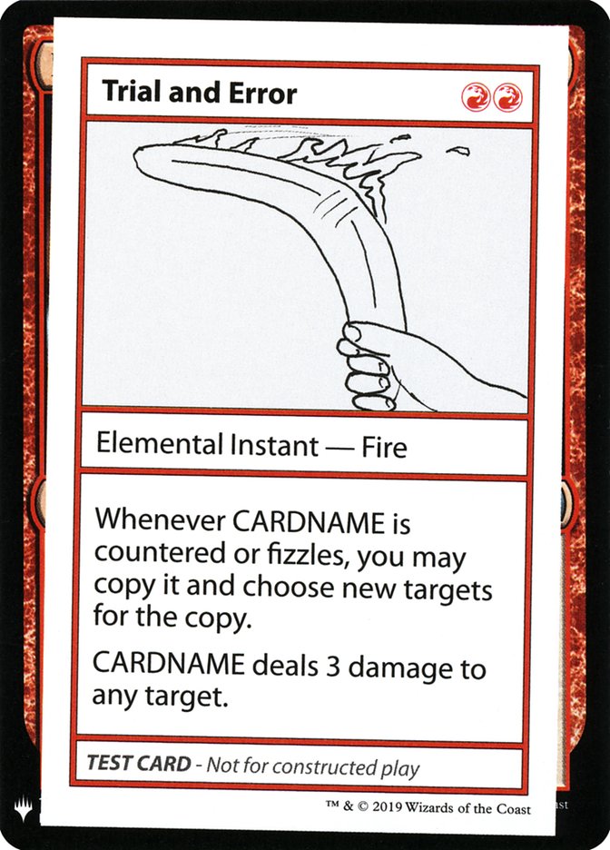 Trial and Error [Mystery Booster Playtest Cards] | Odin's Place