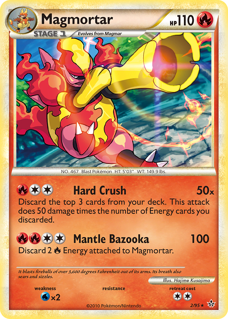Magmortar (2/95) [HeartGold & SoulSilver: Unleashed] | Odin's Place