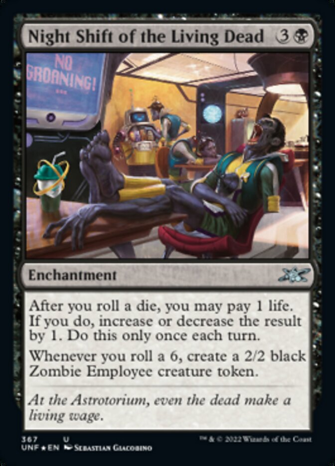 Night Shift of the Living Dead (Galaxy Foil) [Unfinity] | Odin's Place