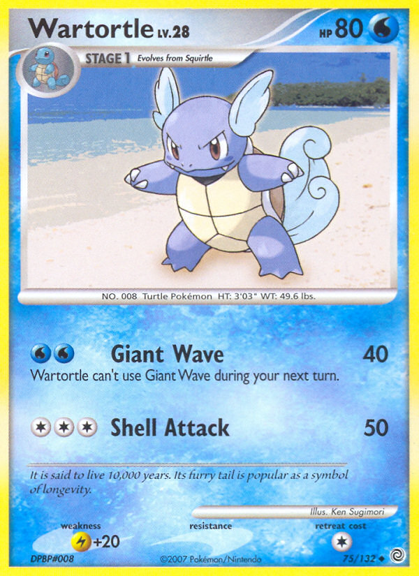 Wartortle (75/132) [Diamond & Pearl: Secret Wonders] | Odin's Place