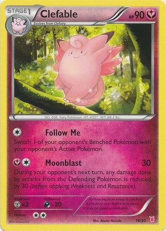 Clefable (16/30) [XY: Trainer Kit 1 - Wigglytuff] | Odin's Place