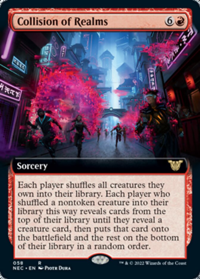 Collision of Realms (Extended Art) [Kamigawa: Neon Dynasty Commander] | Odin's Place