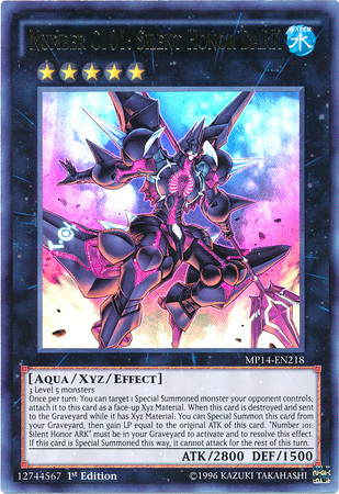 Number C101: Silent Honor DARK [MP14-EN218] Ultra Rare | Odin's Place