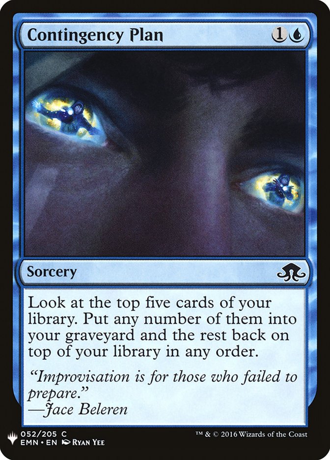 Contingency Plan [Mystery Booster] | Odin's Place