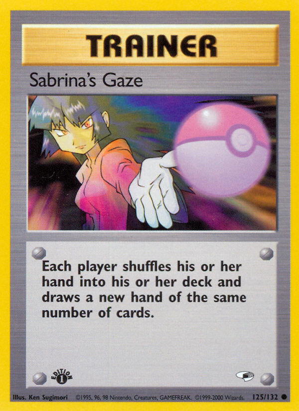 Sabrina's Gaze (125/132) [Gym Heroes 1st Edition] | Odin's Place