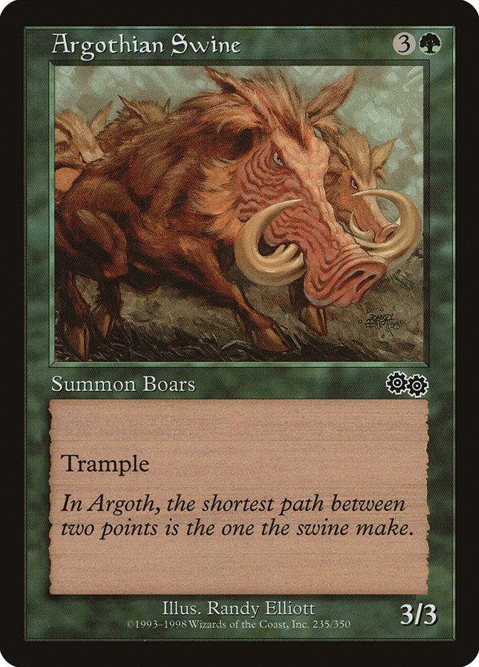 Argothian Swine (235) [Urza's Saga] | Odin's Place
